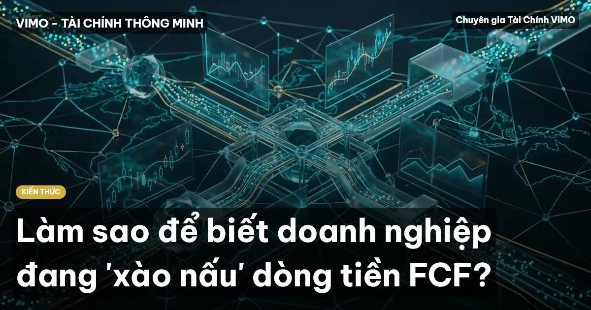 Làm sao để biết doanh nghiệp đang 'xào nấu' dòng tiền FCF?