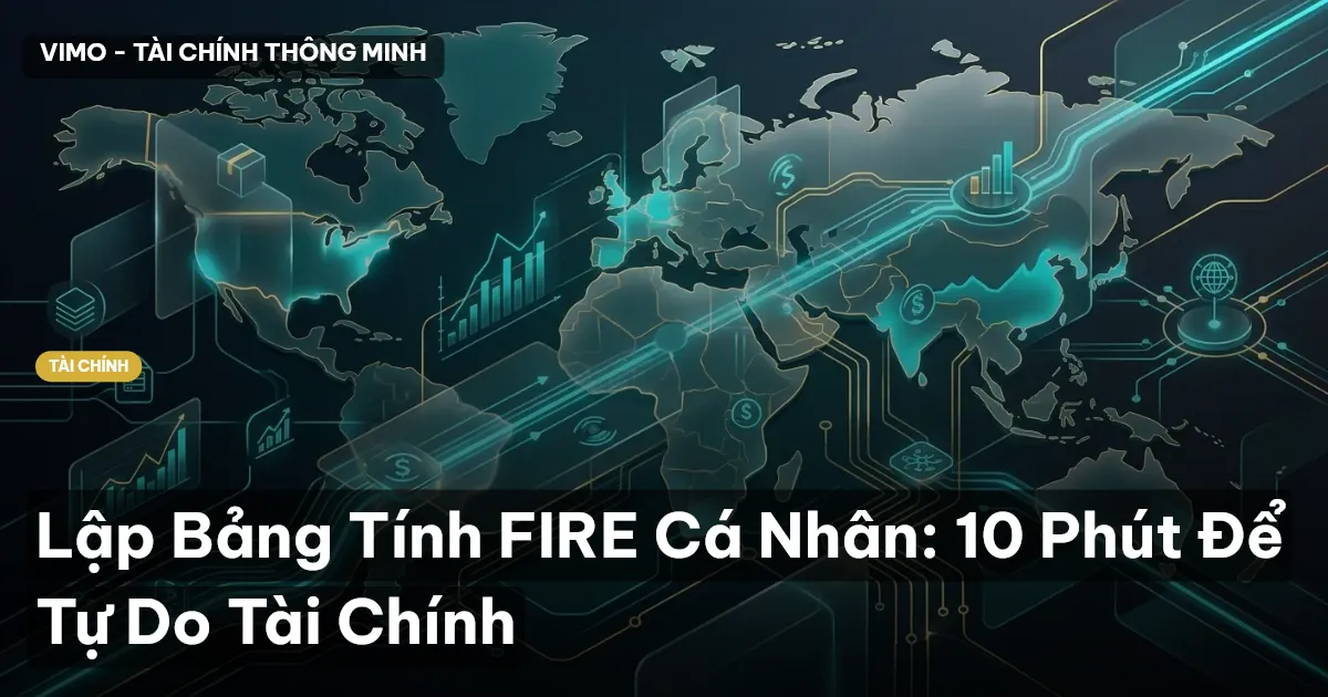 Lập Bảng Tính FIRE Cá Nhân: 10 Phút Để Tự Do Tài Chính
