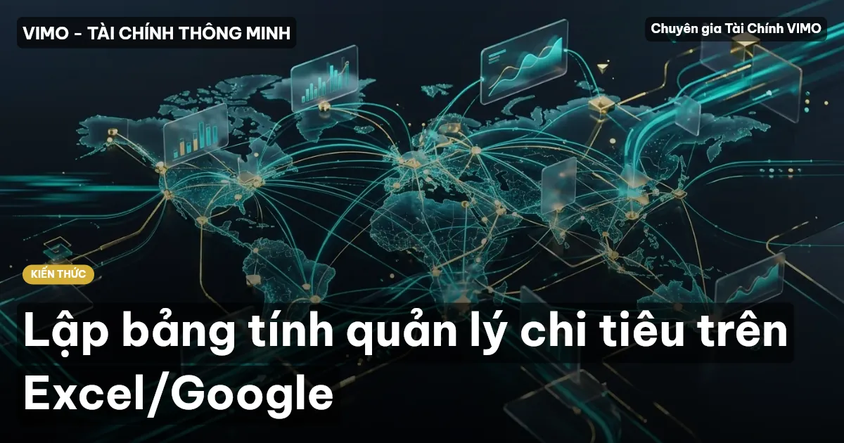 Lập bảng tính quản lý chi tiêu trên Excel/Google