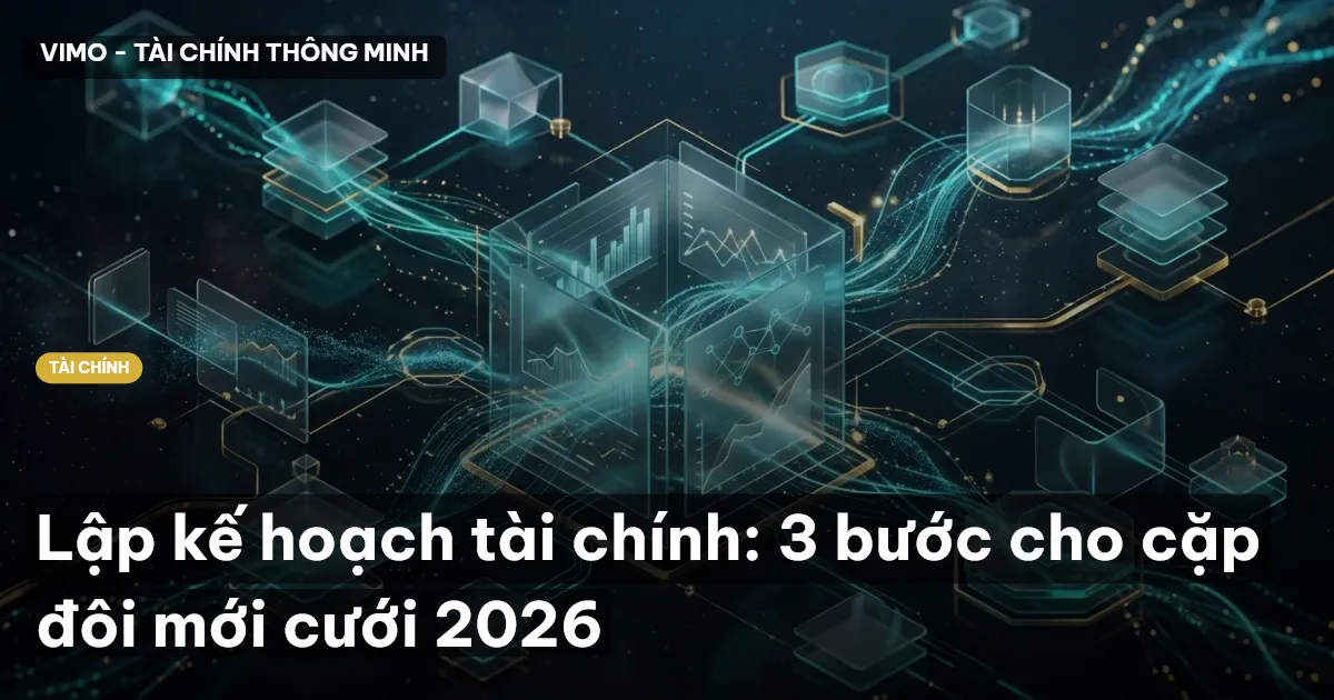 Lập kế hoạch tài chính: 3 bước cho cặp đôi mới cưới 2026