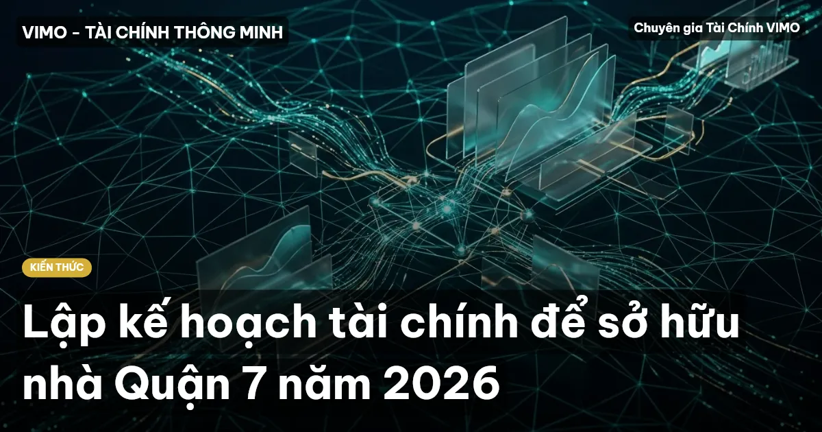 Lập kế hoạch tài chính để sở hữu nhà Quận 7 năm 2026