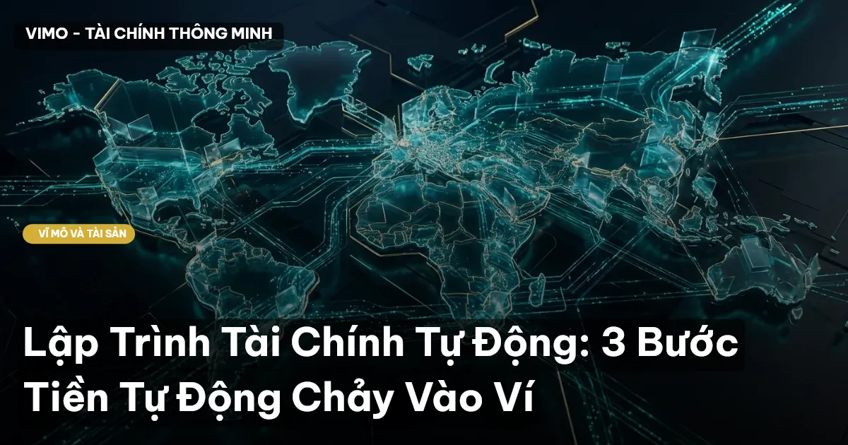 Lập Trình Tài Chính Tự Động: 3 Bước Tiền Tự Động Chảy Vào Ví