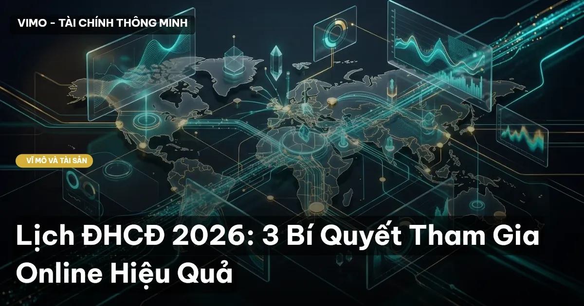 Lịch ĐHCĐ 2026: 3 Bí Quyết Tham Gia Online Hiệu Quả