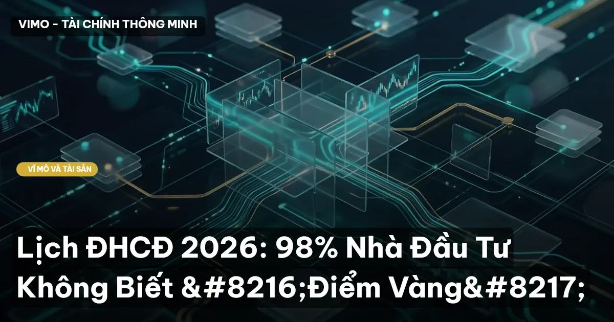 Lịch ĐHCĐ 2026: 98% Nhà Đầu Tư Không Biết ‘Điểm Vàng’