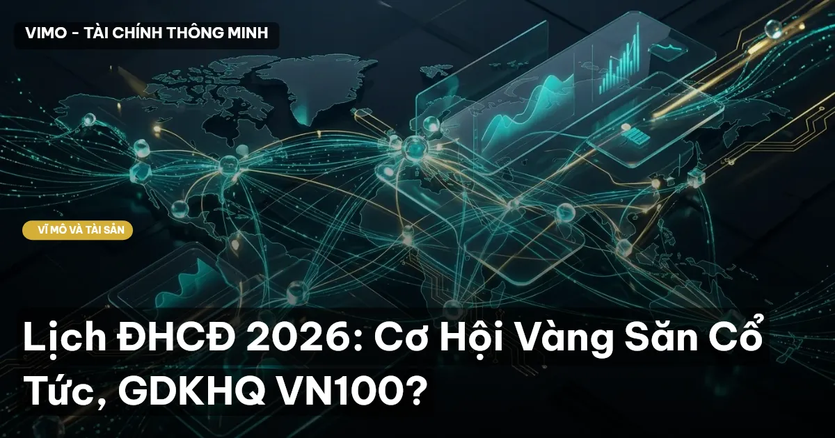 Lịch ĐHCĐ 2026: Cơ Hội Vàng Săn Cổ Tức, GDKHQ VN100?