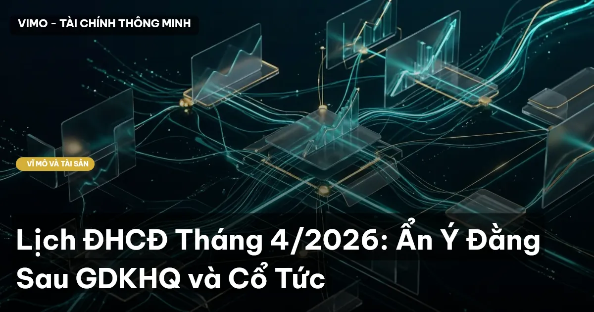 Lịch ĐHCĐ Tháng 4/2026: Ẩn Ý Đằng Sau GDKHQ và Cổ Tức