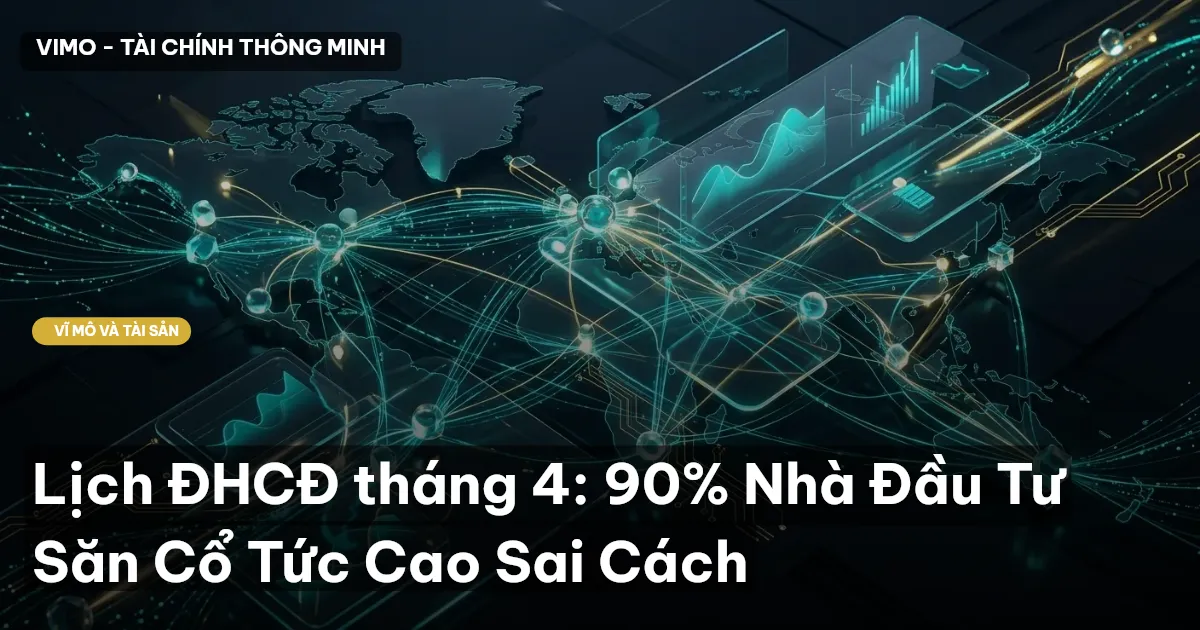 Lịch ĐHCĐ tháng 4: 90% Nhà Đầu Tư Săn Cổ Tức Cao Sai Cách