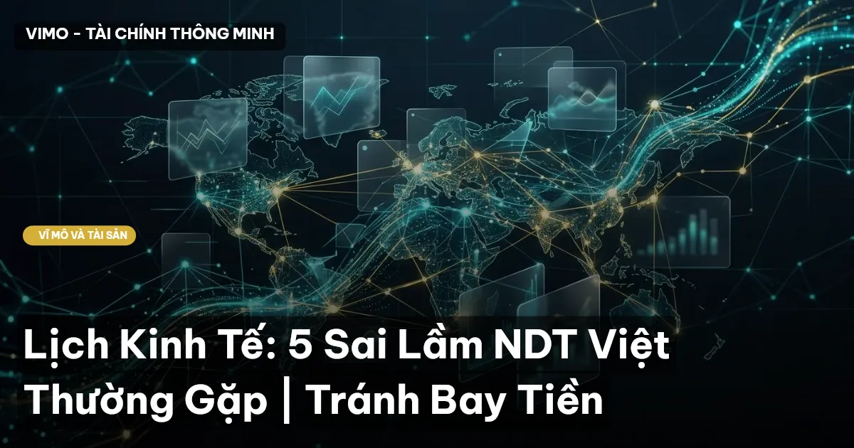 Lịch Kinh Tế: 5 Sai Lầm NDT Việt Thường Gặp | Tránh Bay Tiền