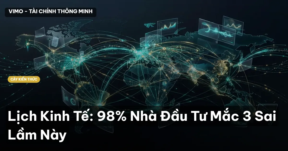 Lịch Kinh Tế: 98% Nhà Đầu Tư Mắc 3 Sai Lầm Này