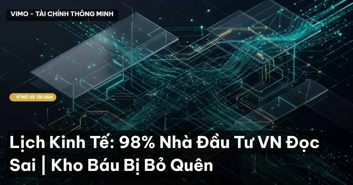 Lịch Kinh Tế: 98% Nhà Đầu Tư VN Đọc Sai | Kho Báu Bị Bỏ Quên