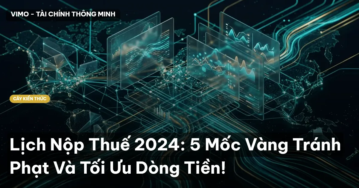 Lịch Nộp Thuế 2024: 5 Mốc Vàng Tránh Phạt Và Tối Ưu Dòng Tiền!