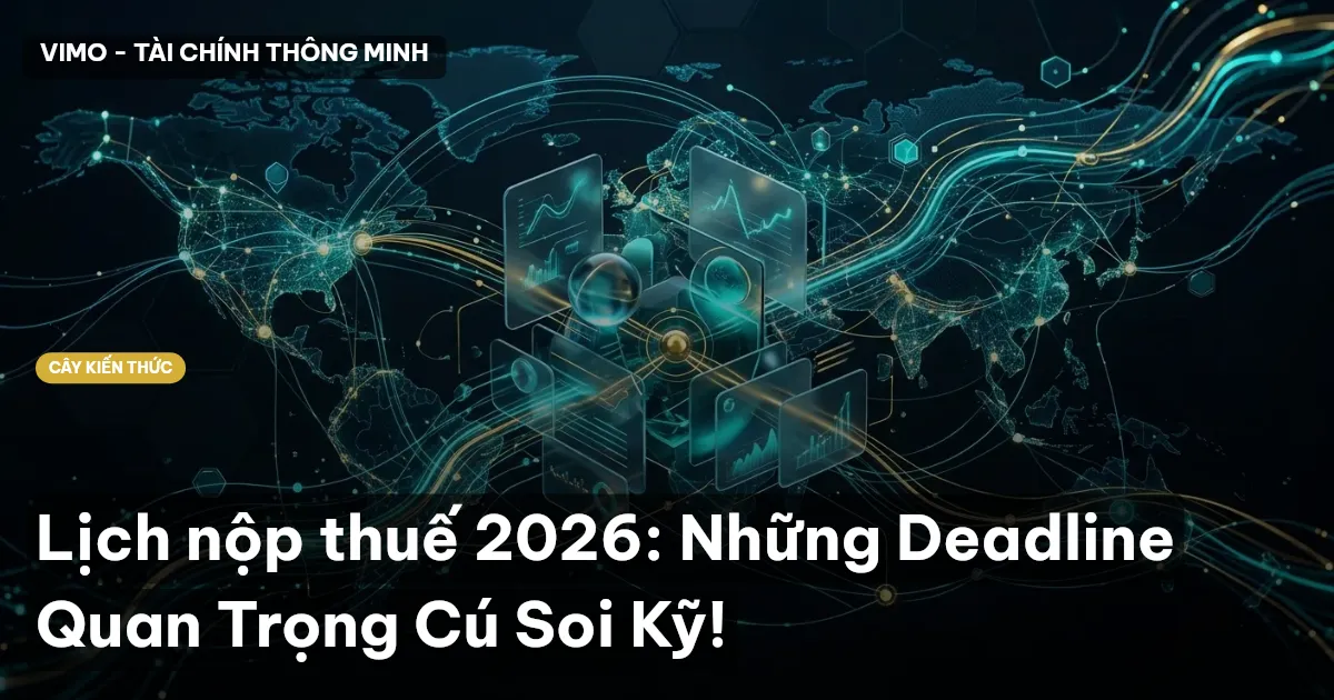 Lịch nộp thuế 2026: Những Deadline Quan Trọng Cú Soi Kỹ!