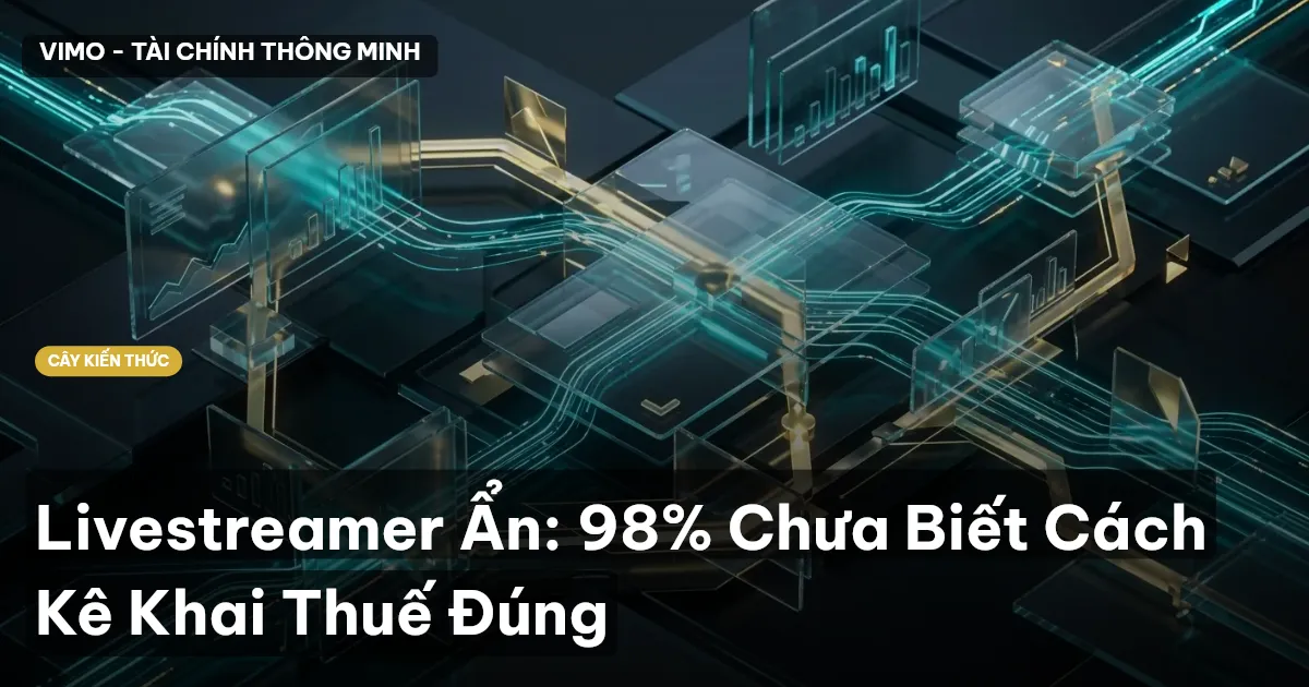 Livestreamer Ẩn: 98% Chưa Biết Cách Kê Khai Thuế Đúng