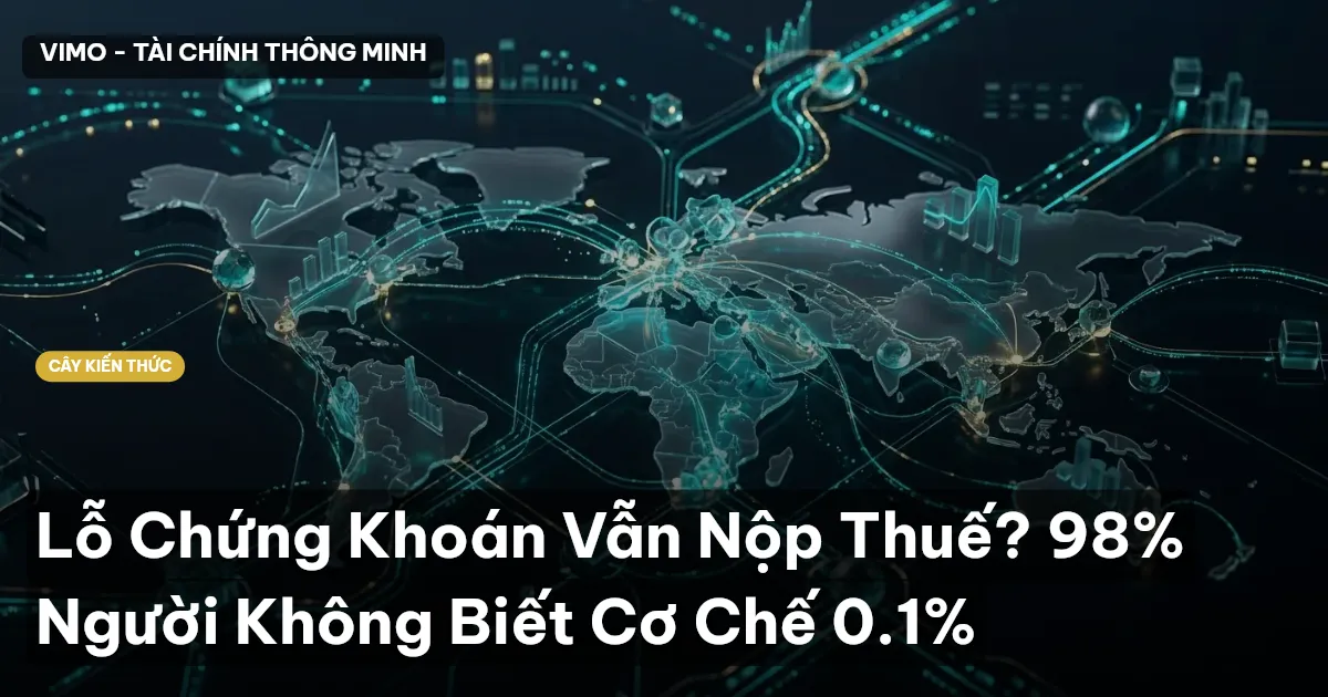 Lỗ Chứng Khoán Vẫn Nộp Thuế? 98% Người Không Biết Cơ Chế 0.1%