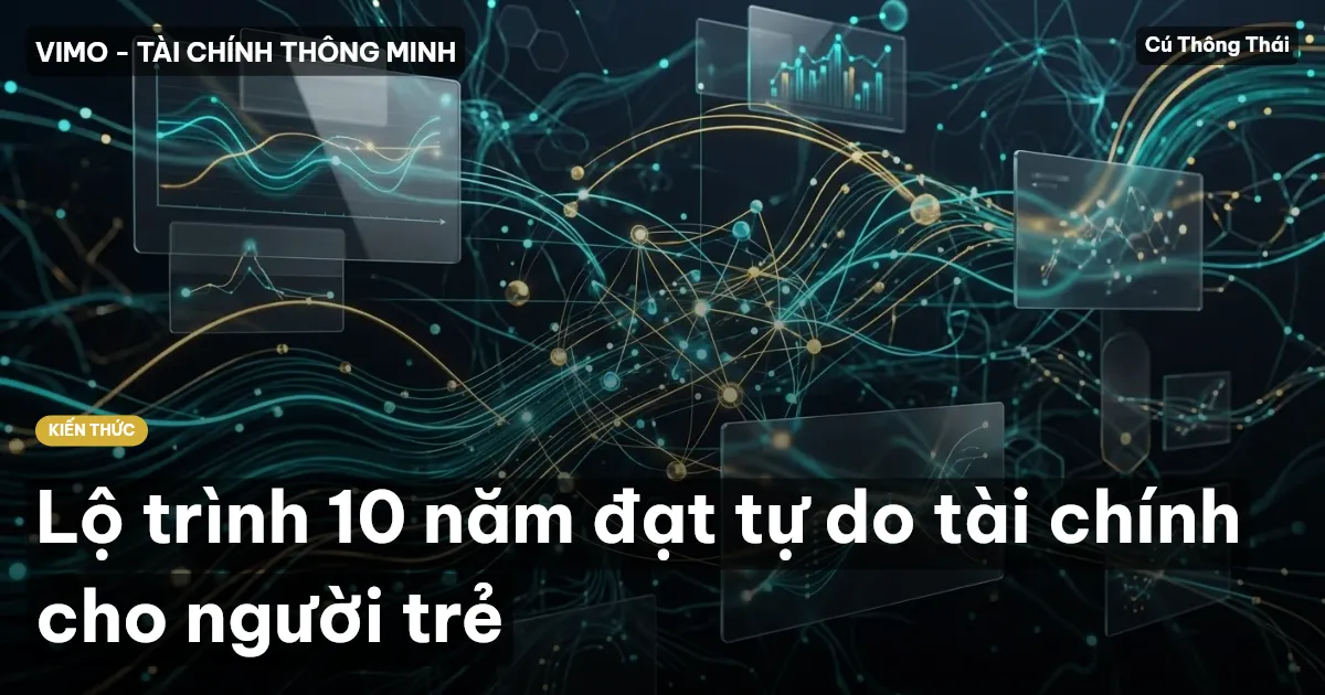 Lộ trình 10 năm đạt tự do tài chính cho người trẻ