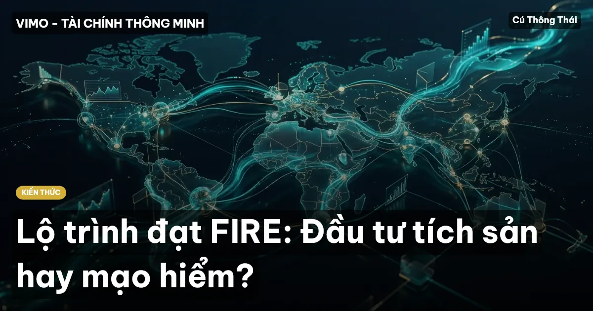 Lộ trình đạt FIRE: Đầu tư tích sản hay mạo hiểm?