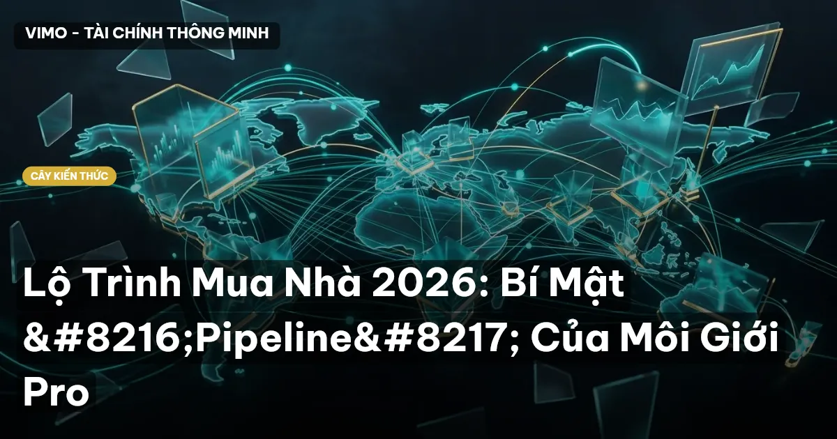 Lộ Trình Mua Nhà 2026: Bí Mật ‘Pipeline’ Của Môi Giới Pro