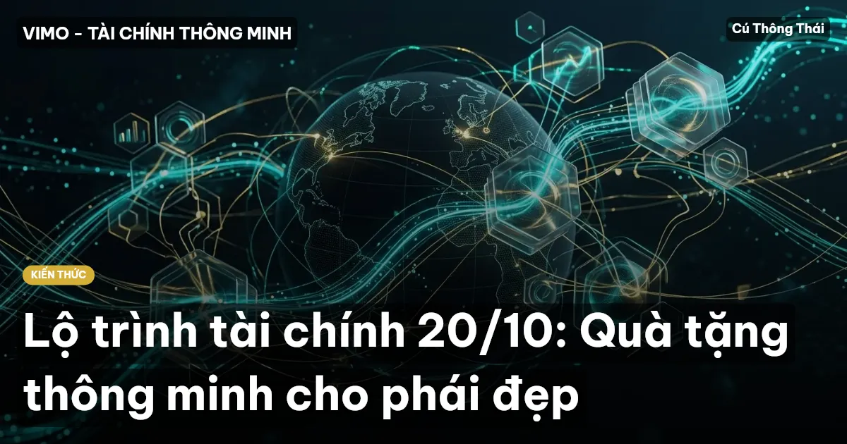 Lộ trình tài chính 20/10: Quà tặng thông minh cho phái đẹp