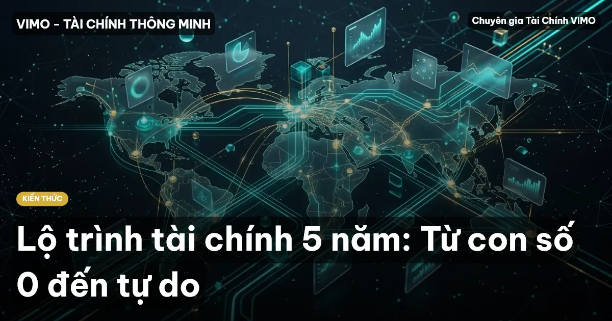 Lộ trình tài chính 5 năm: Từ con số 0 đến tự do