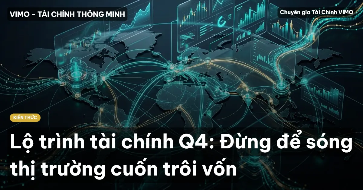 Lộ trình tài chính Q4: Đừng để sóng thị trường cuốn trôi vốn