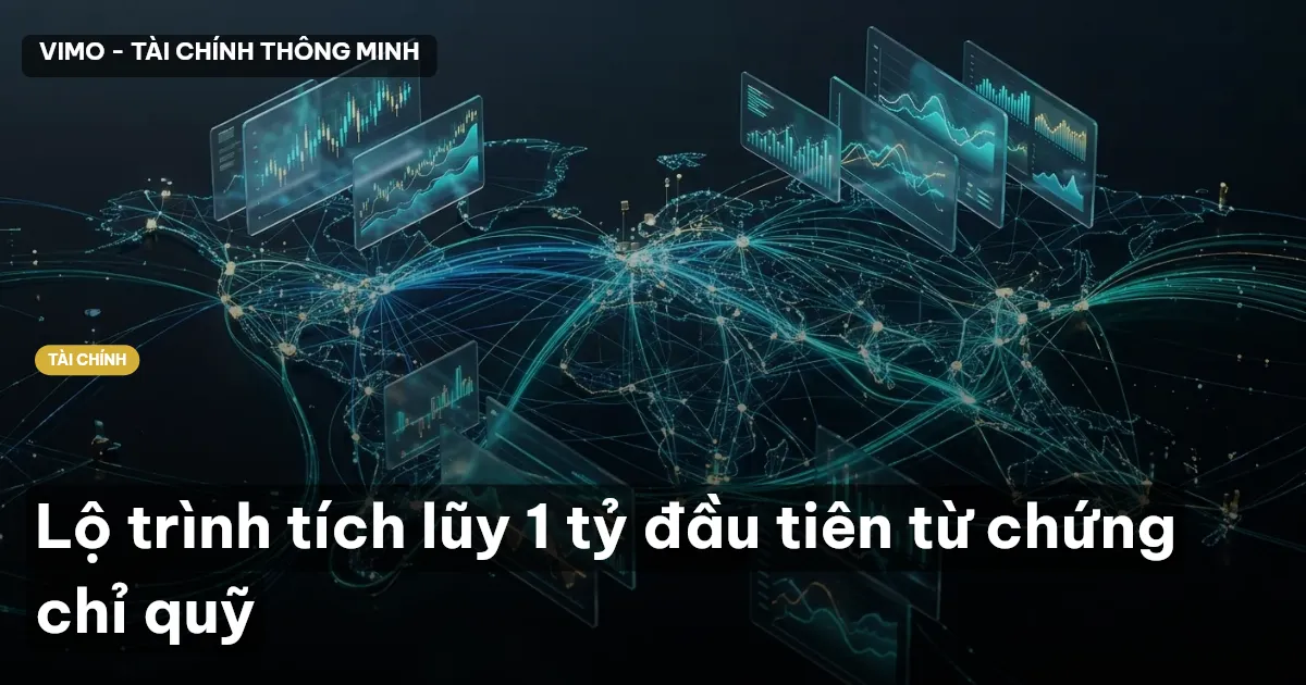 Lộ trình tích lũy 1 tỷ đầu tiên từ chứng chỉ quỹ