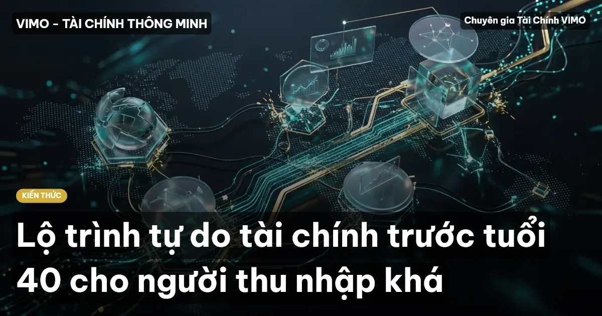 Lộ trình tự do tài chính trước tuổi 40 cho người thu nhập khá