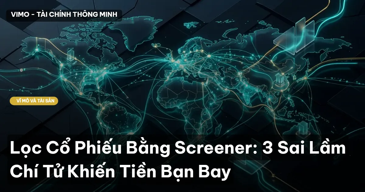 Lọc Cổ Phiếu Bằng Screener: 3 Sai Lầm Chí Tử Khiến Tiền Bạn Bay