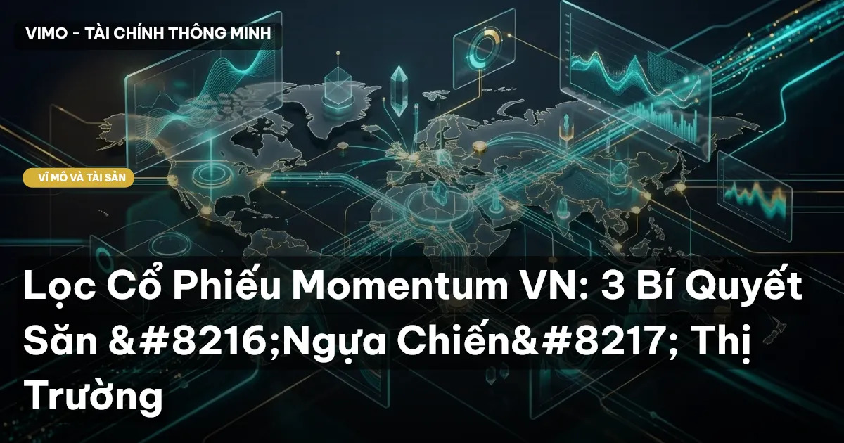 Lọc Cổ Phiếu Momentum VN: 3 Bí Quyết Săn ‘Ngựa Chiến’ Thị Trường