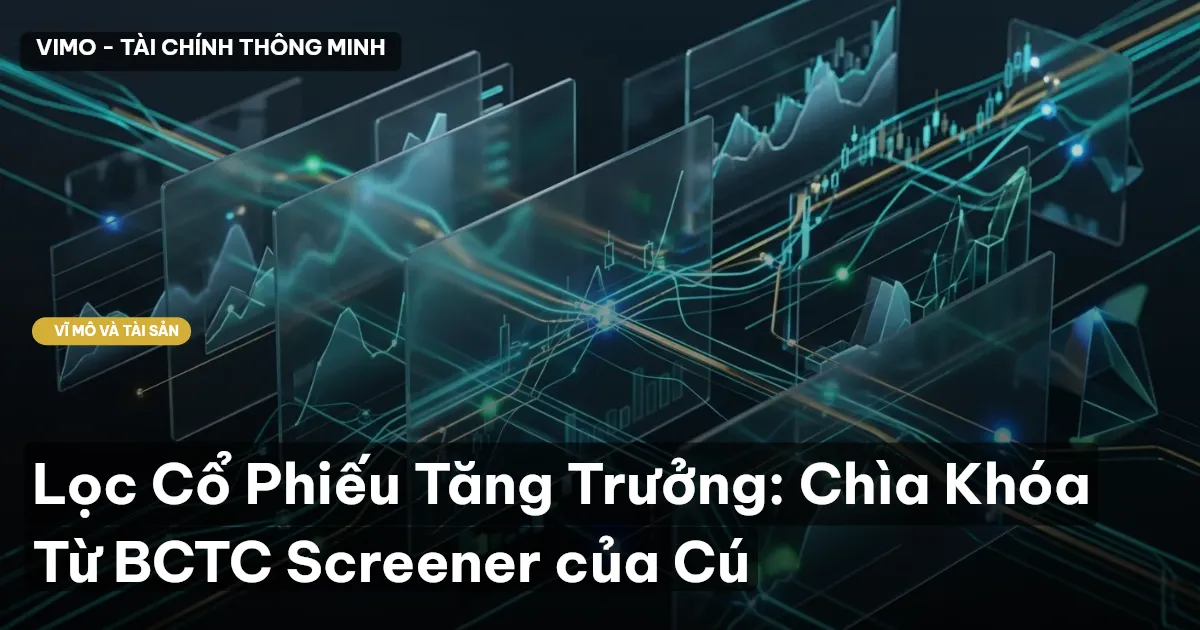 Lọc Cổ Phiếu Tăng Trưởng: Chìa Khóa Từ BCTC Screener của Cú