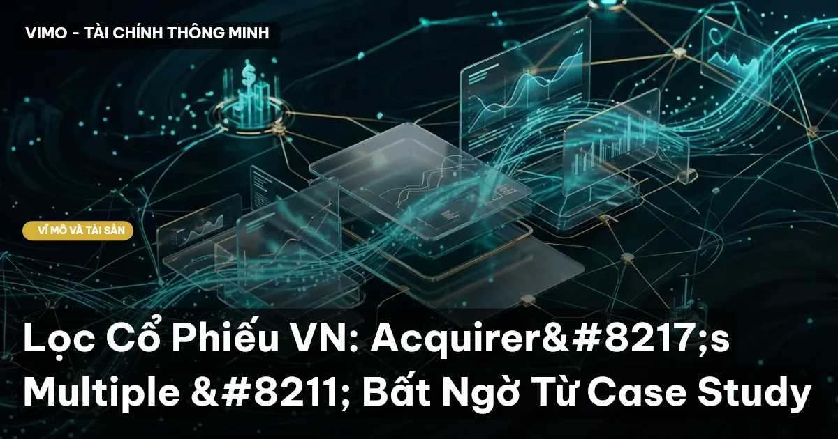 Lọc Cổ Phiếu VN: Acquirer’s Multiple – Bất Ngờ Từ Case Study