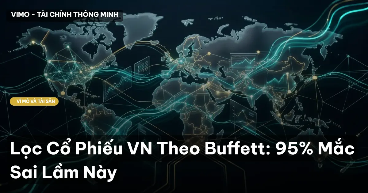 Lọc Cổ Phiếu VN Theo Buffett: 95% Mắc Sai Lầm Này