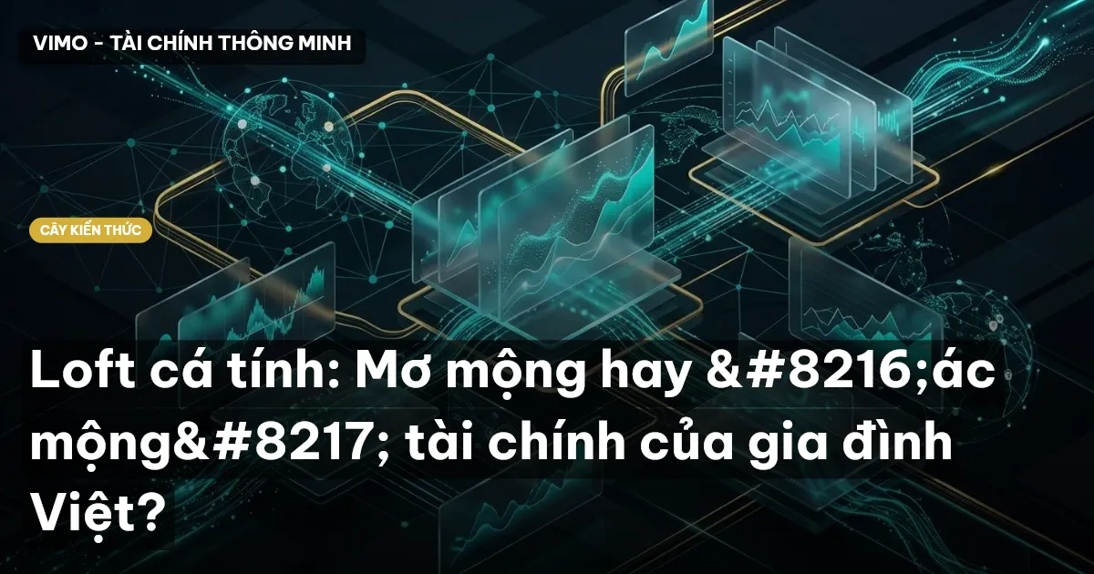 Loft cá tính: Mơ mộng hay ‘ác mộng’ tài chính của gia đình Việt?