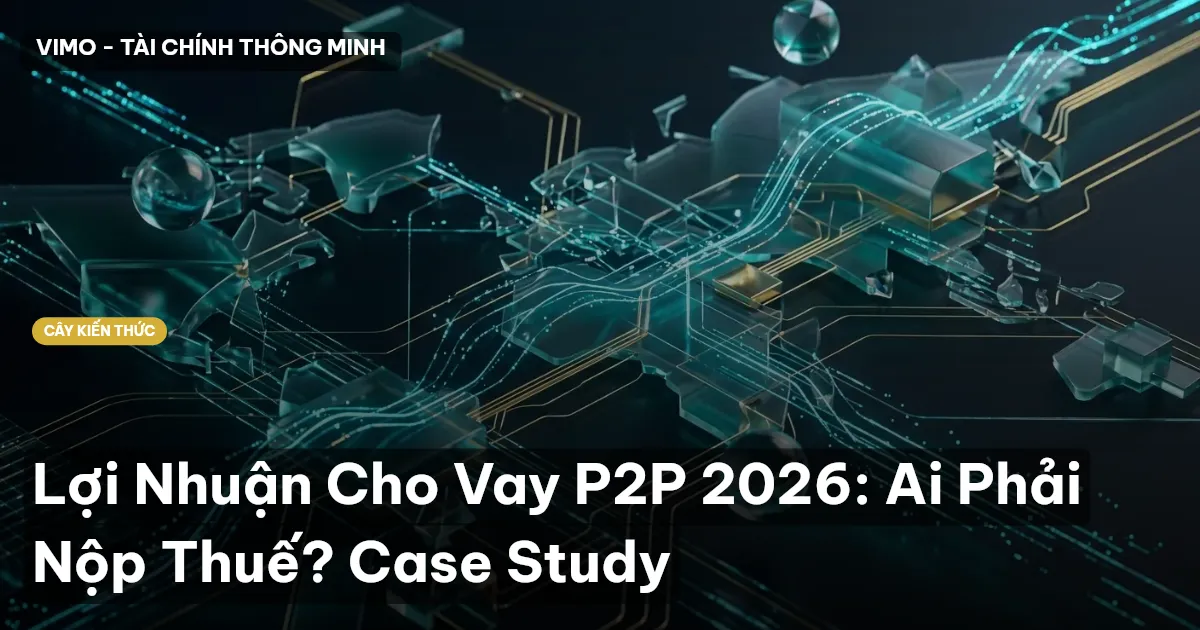 Lợi Nhuận Cho Vay P2P 2026: Ai Phải Nộp Thuế? Case Study