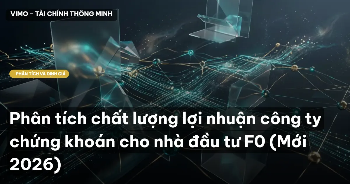 Phân tích chất lượng lợi nhuận công ty chứng khoán cho nhà đầu tư F0 (Mới 2026)