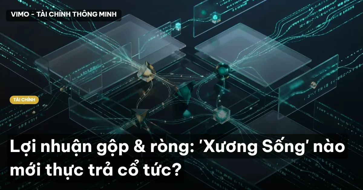 Lợi nhuận gộp & ròng: 'Xương Sống' nào mới thực trả cổ tức?