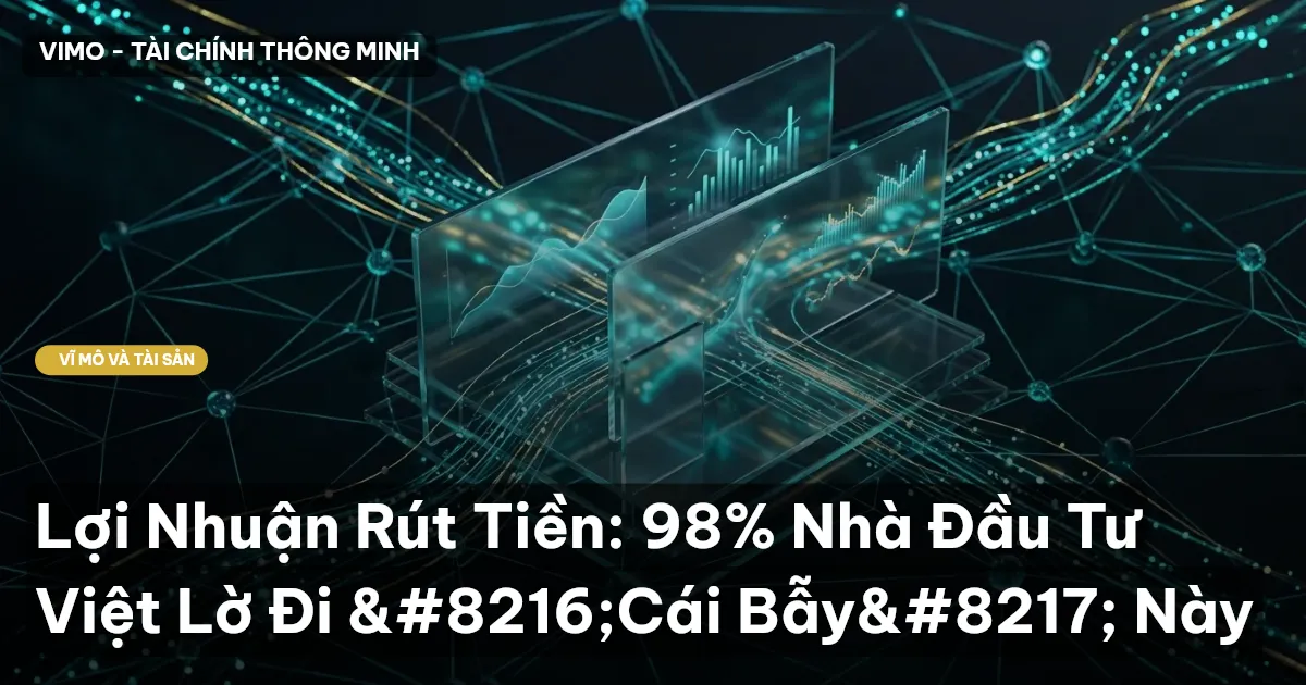Lợi Nhuận Rút Tiền: 98% Nhà Đầu Tư Việt Lờ Đi ‘Cái Bẫy’ Này