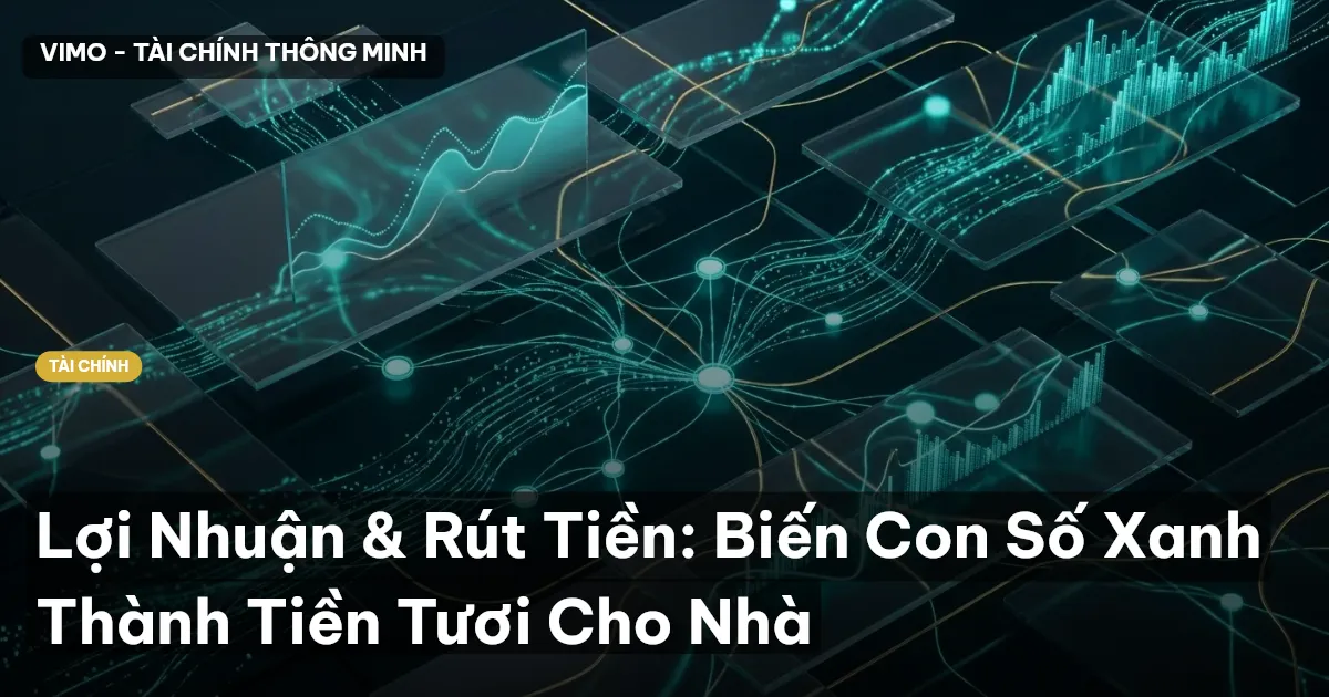 Lợi Nhuận & Rút Tiền: Biến Con Số Xanh Thành Tiền Tươi Cho Nhà