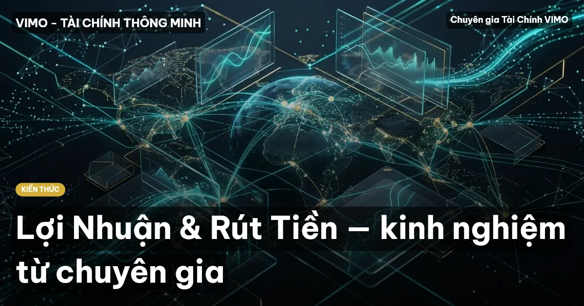 Lợi Nhuận & Rút Tiền — kinh nghiệm từ chuyên gia