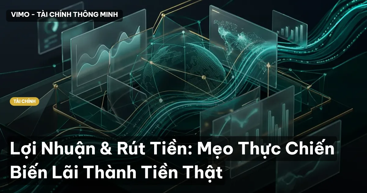 biến lãi thành tiền thật