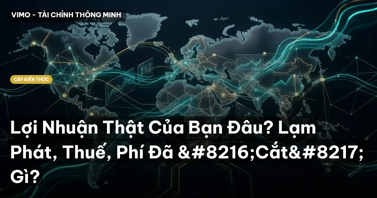 Lợi Nhuận Thật Của Bạn Đâu? Lạm Phát, Thuế, Phí Đã ‘Cắt’ Gì?