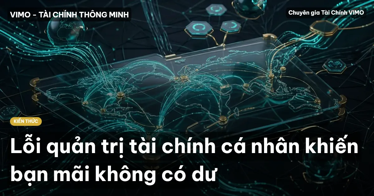 Lỗi quản trị tài chính cá nhân khiến bạn mãi không có dư