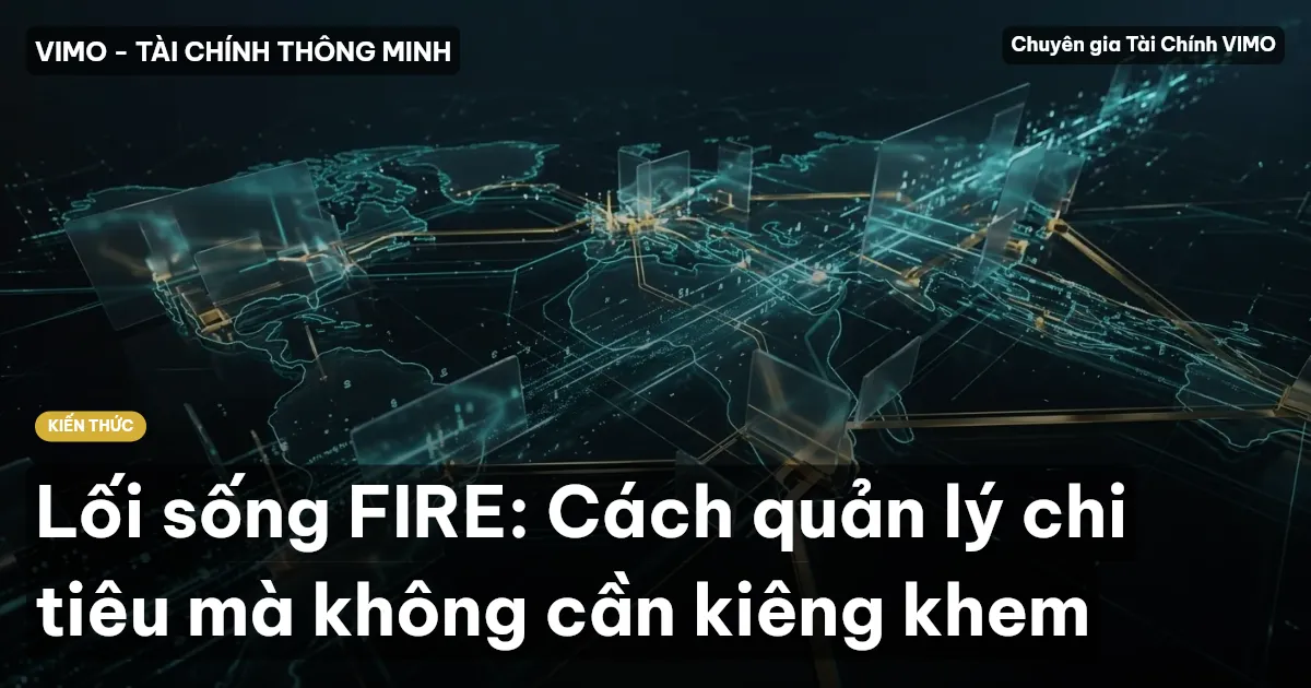 Lối sống FIRE: Cách quản lý chi tiêu mà không cần kiêng khem