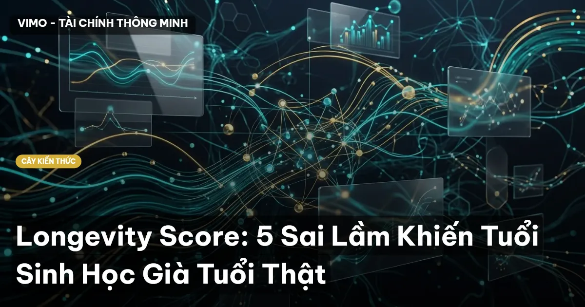 Longevity Score: 5 Sai Lầm Khiến Tuổi Sinh Học Già Tuổi Thật