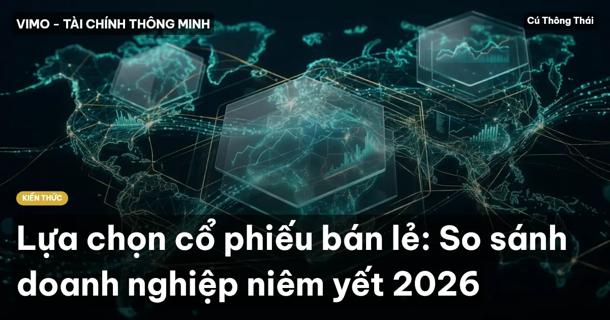 Lựa chọn cổ phiếu bán lẻ: So sánh doanh nghiệp niêm yết 2026