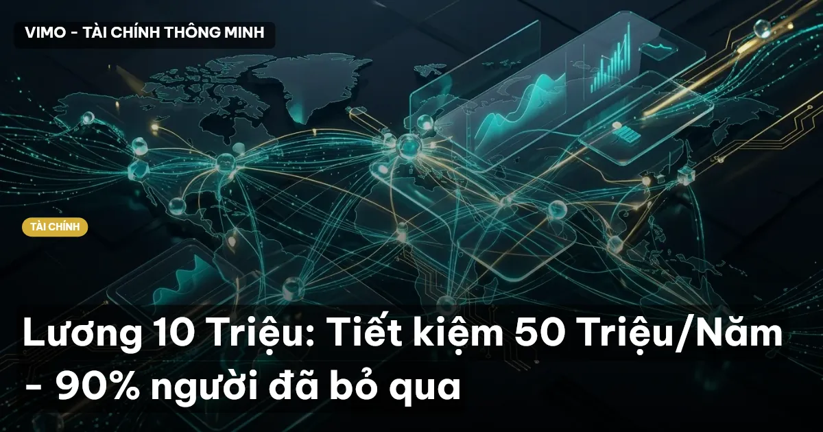 Lương 10 Triệu: Tiết kiệm 50 Triệu/Năm - 90% người đã bỏ qua