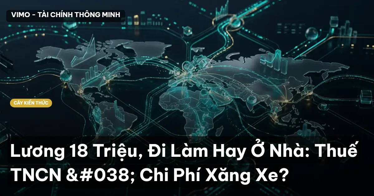 Lương 18 Triệu, Đi Làm Hay Ở Nhà: Thuế TNCN & Chi Phí Xăng Xe?