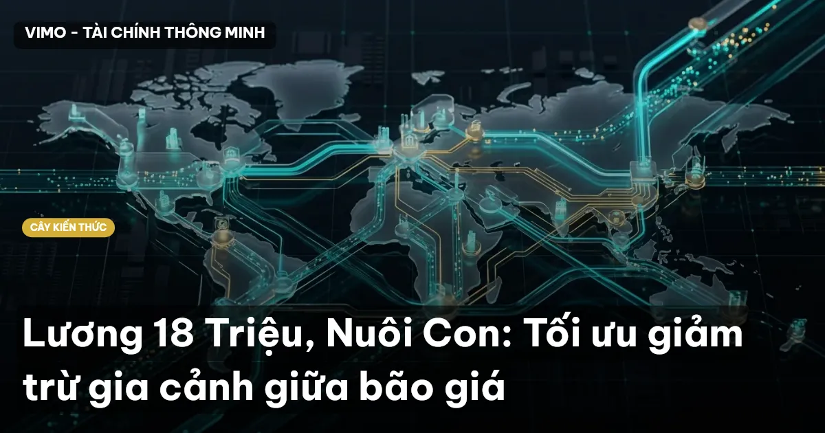 Lương 18 Triệu, Nuôi Con: Tối ưu giảm trừ gia cảnh giữa bão giá