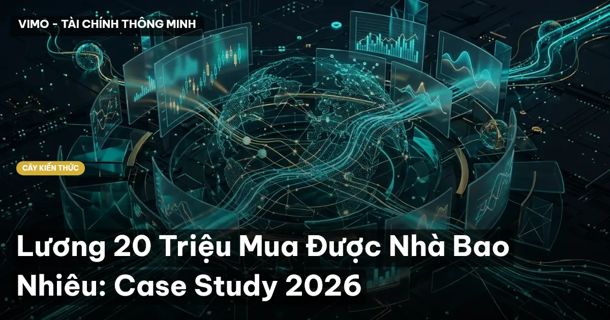 Lương 20 Triệu Mua Được Nhà Bao Nhiêu: Case Study 2026