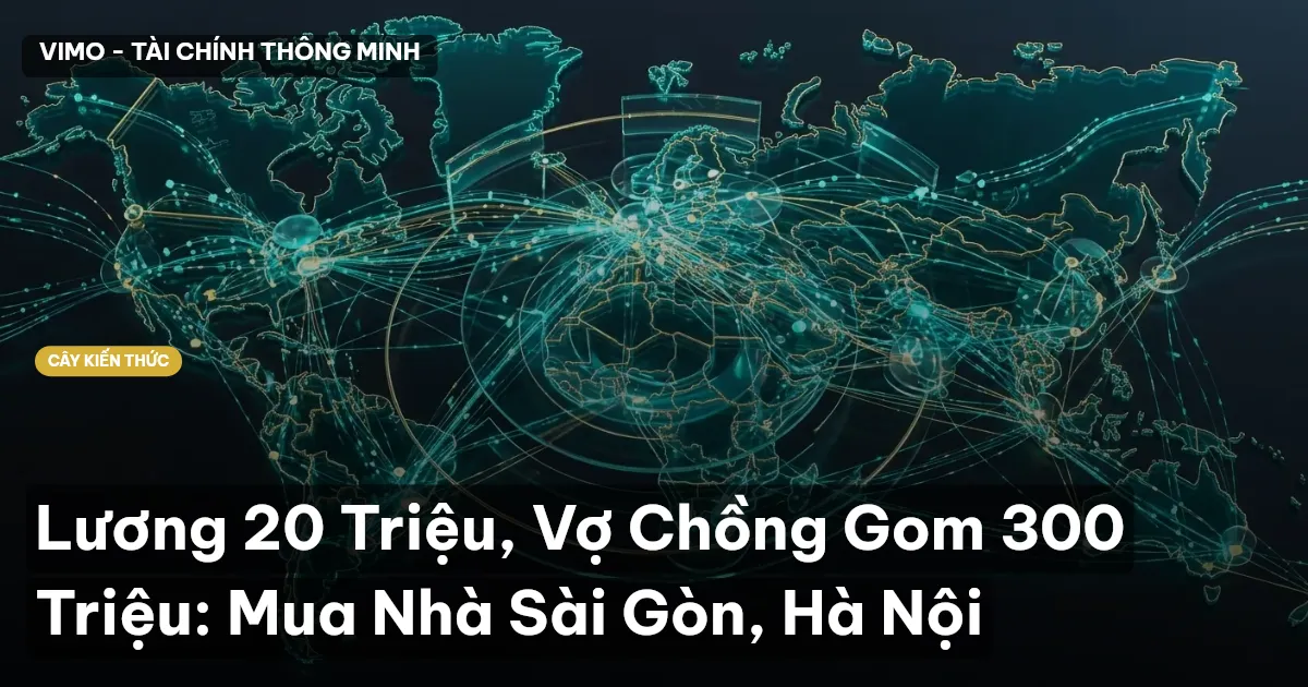 Lương 20 Triệu, Vợ Chồng Gom 300 Triệu: Mua Nhà Sài Gòn, Hà Nội