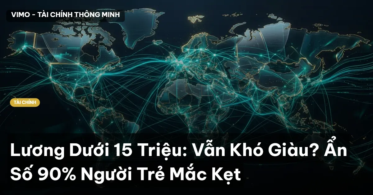 Lương Dưới 15 Triệu: Vẫn Khó Giàu? Ẩn Số 90% Người Trẻ Mắc Kẹt